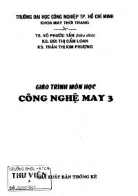 Image of Giáo trình Công nghệ may 3