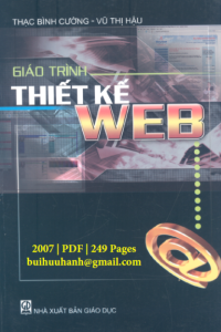 Image of Giáo trình Thiết kế web